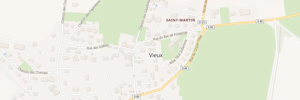 Plan du 5178 Rue Saint-Martin à Vieux