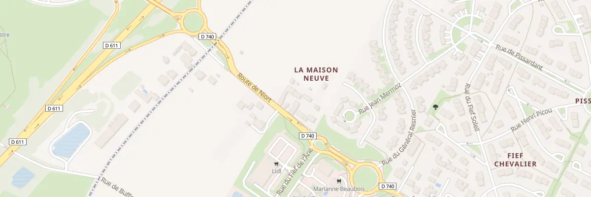 Plan du 2194 Rte de Niort à Aiffres