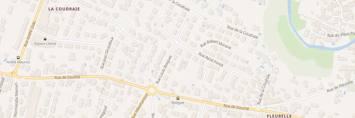 Plan du 10 Rue Louis Brèguet à Niort