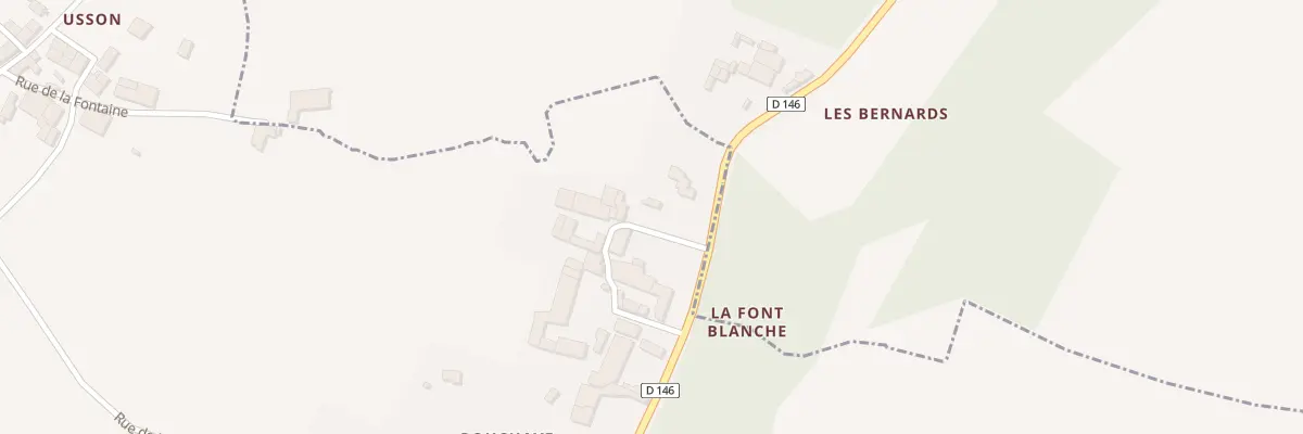 Plan du 5 Rue de la Font Blanche à Échebrune