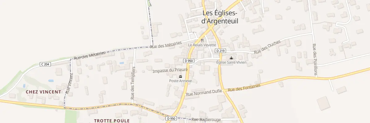 Plan du 15 Rue de Saintonge aux Églises-d’Argenteuil