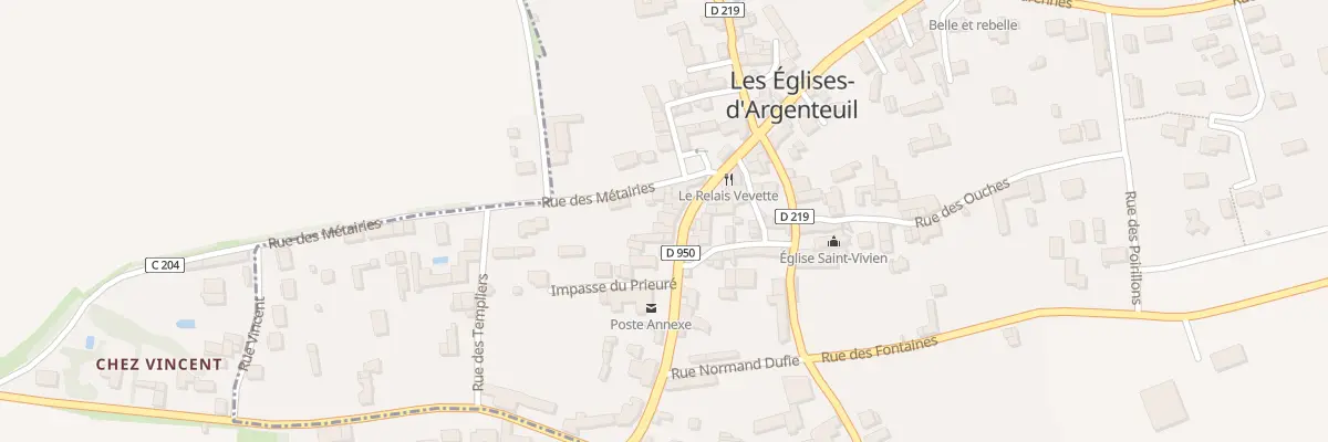Plan du 19 Rue de Saintonge aux Églises-d’Argenteuil