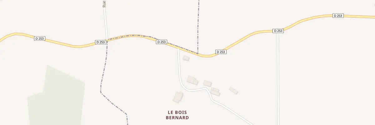 Plan du 1 Le Bois Bernard à Villexavier