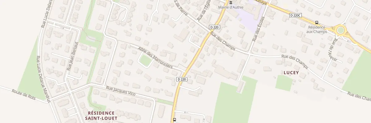 Plan du 10 Rue Henri Brunet à Authie