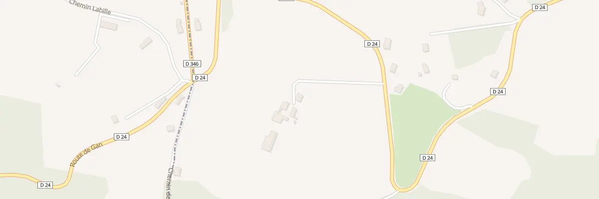 Plan du 191 Rte de Lasseube à Gan