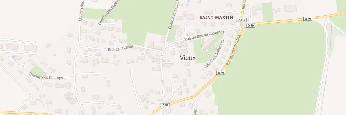 Plan du 8 Rue Saint-Martin à Vieux