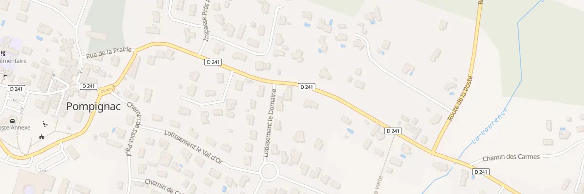 Plan du 17 Rue du Pont Castaing à Pompignac