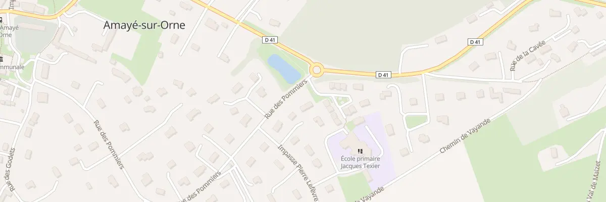 Plan du 3 Imp Eugene Barassin à Amayé-sur-Orne