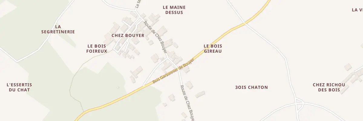 Plan du 11 Rue Bois Garsonnier de Bouyer à Burie