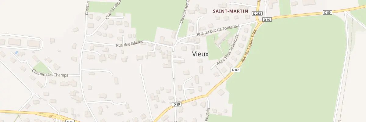 Plan du 6 Rue Saint-Martin à Vieux