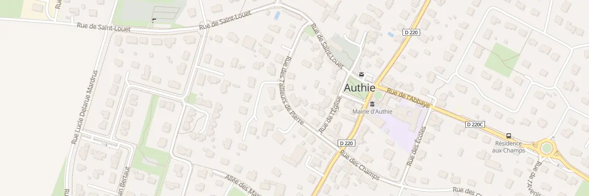 Plan du 8 Rue des Tailleurs de Pierre à Authie