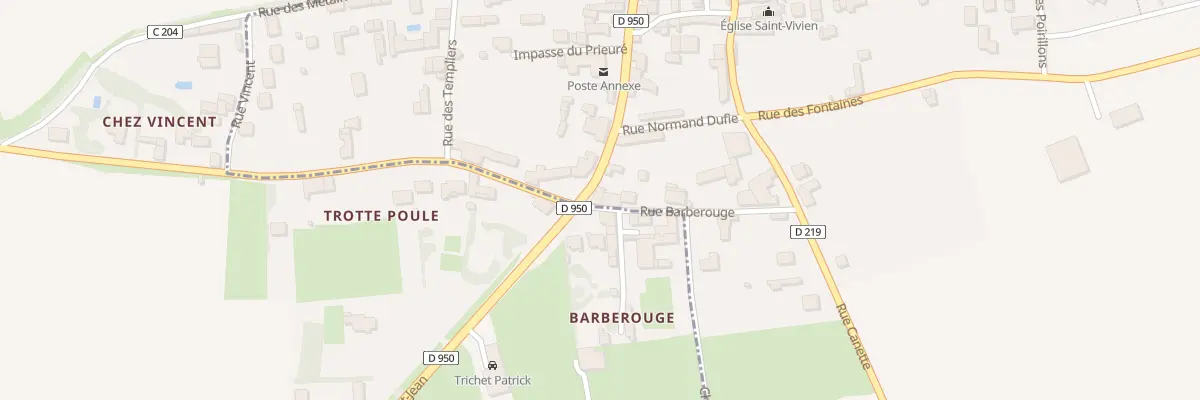 Plan du 1 Rue Barberouge aux Églises-d’Argenteuil