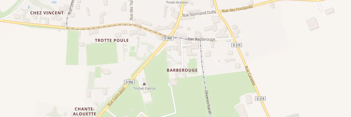 Plan du 2 Rue Barberouge à Vervant