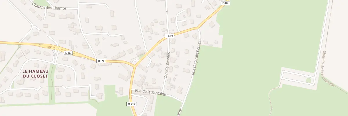 Plan du 3 Venelle Besnard à Vieux