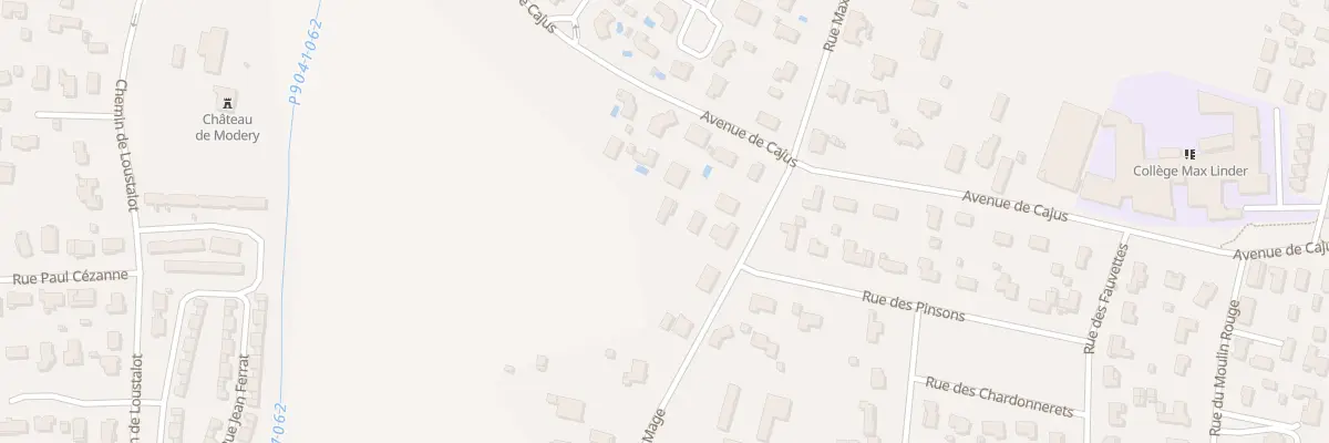 Plan du 5C Che de Mage à Saint-Loubès