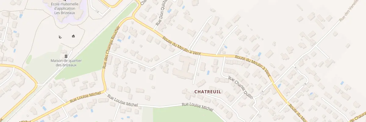 Plan du 57 Rue du Moulin à Vent à Niort
