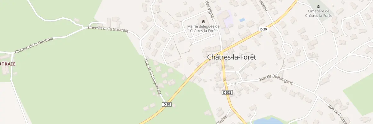 Plan du 23B Rue de la Saulaie Chatres La F à Évron