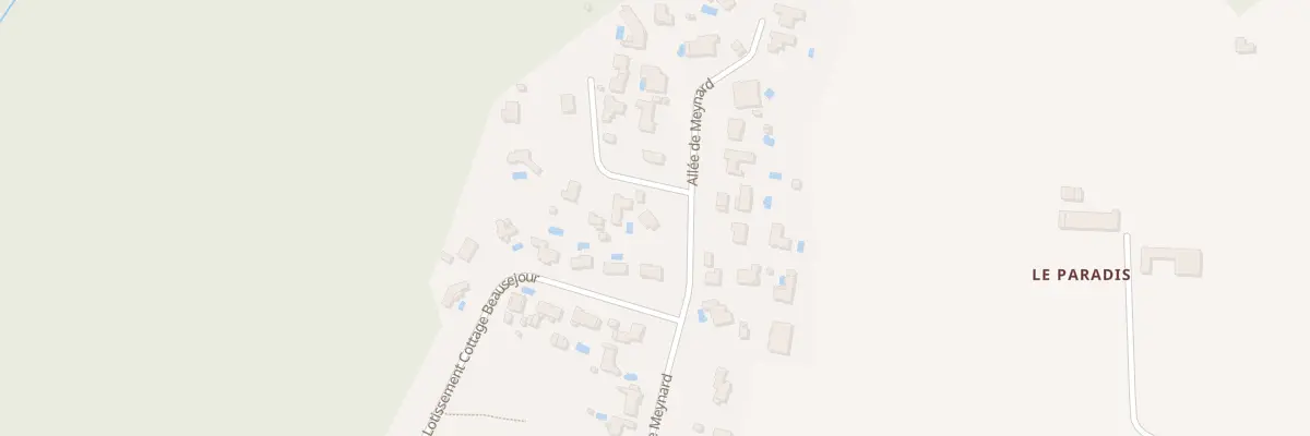Plan du 8 Meynard à Fargues-Saint-Hilaire