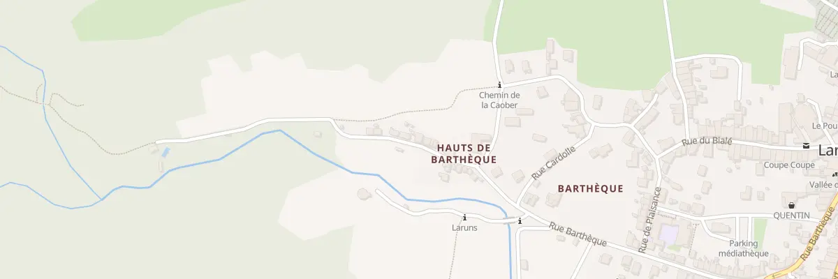 Plan du 64 Rue Bartheque à Laruns