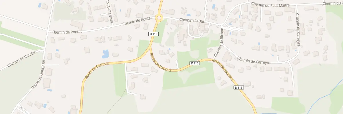 Plan du 5000 Le Buc à Saint-Caprais-de-Bordeaux