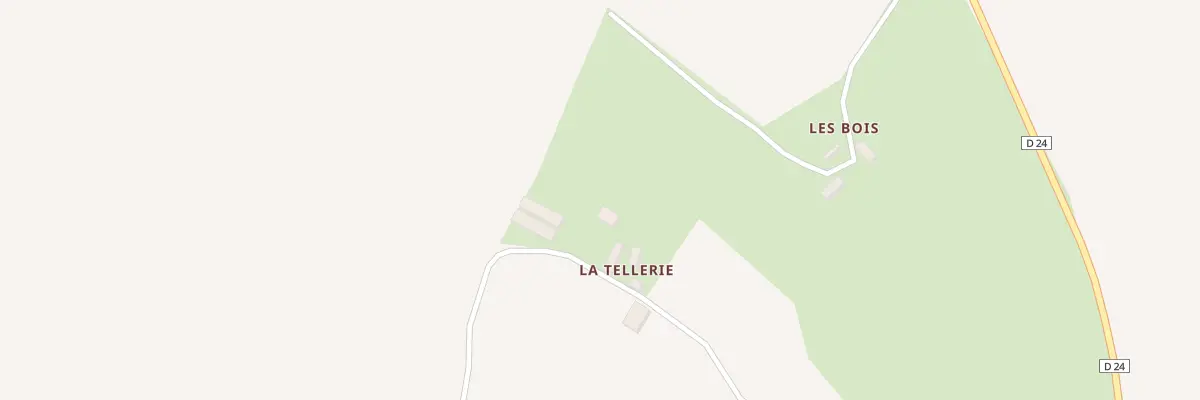 Plan du 1 La Tellerie à Chémeré-le-Roi