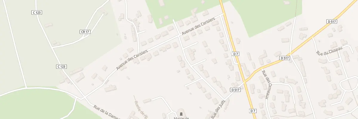 Plan du 16 Rue Édouard de Chavagnac à Mézangers