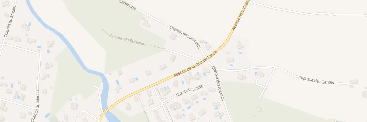 Plan du 449 Av de la Grande Lande à Mazerolles