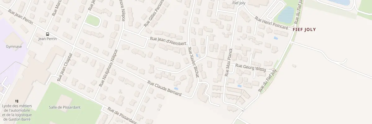 Plan du 18 Rue Xavier Bichat à Niort