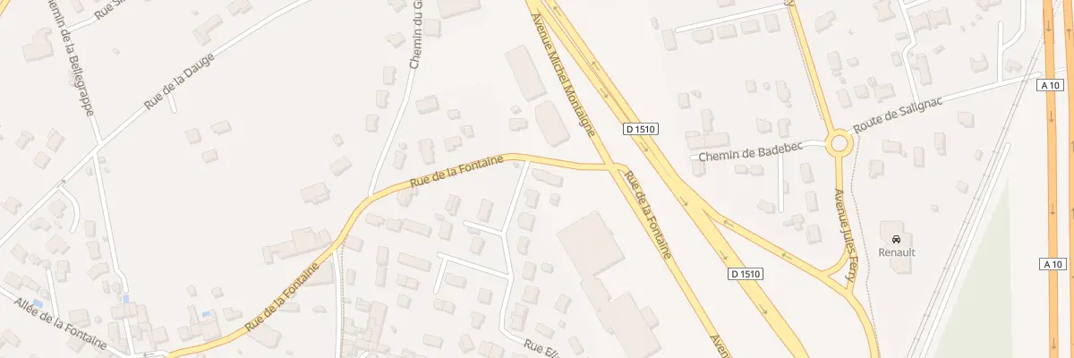 Plan du 33 Rue Elie Faure à Bourg