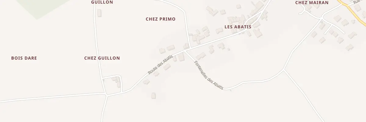 Plan du 31 Rte des Abatis à Burie