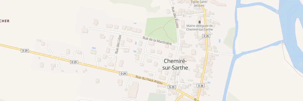 Plan du 4 All des Mimosas Chemire à Morannes sur Sarthe-Daumeray