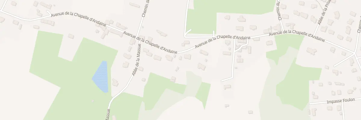 Plan du 43 Av de la Chapelle d’Andaine à Bagnoles de l’Orne Normandie