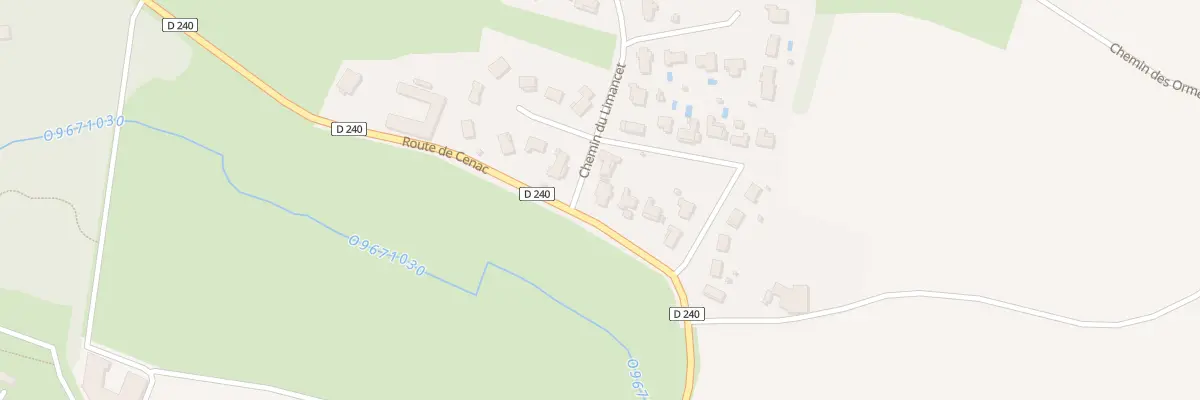 Plan du 9017 Lot Lamarqueuse à Saint-Caprais-de-Bordeaux
