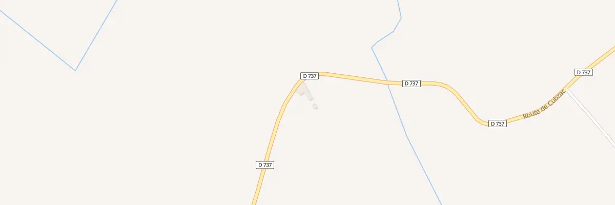 Plan du 1865 Rte de Cubzac à Asques