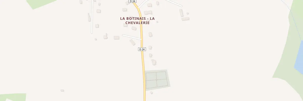 Plan du 1T La Botinais à Tessé-Froulay