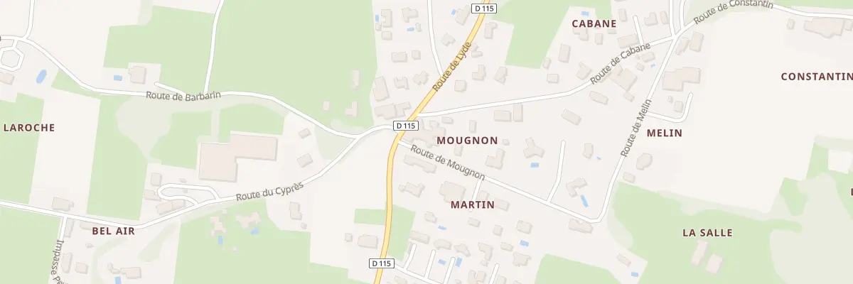 Plan du 115 Mougnon à Baurech