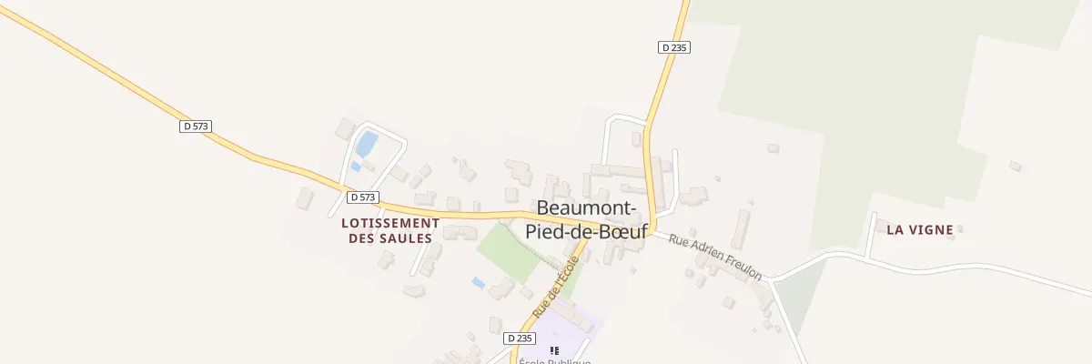 Plan du 3 Pl du Lavoir à Beaumont-Pied-de-Bœuf
