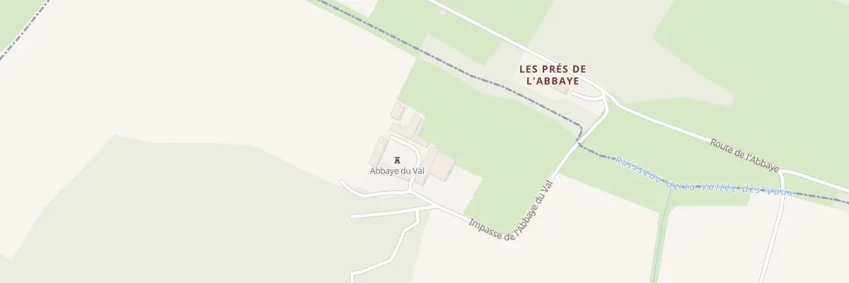 Plan du 2 Imp de l’Abbaye du Val à Saint-Omer