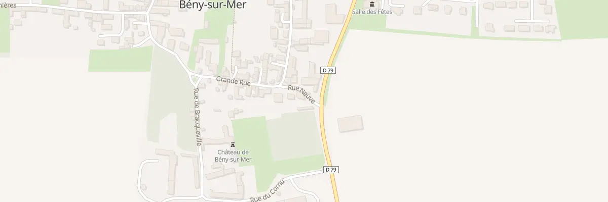 Plan du 4 Rue Neuve à Bény-sur-Mer