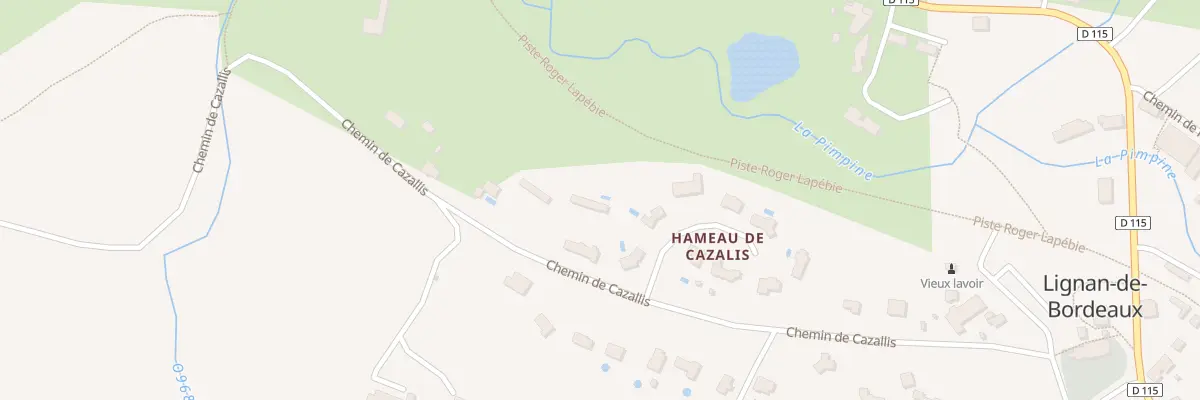 Plan du 23 Che de Cazallis à Lignan-de-Bordeaux
