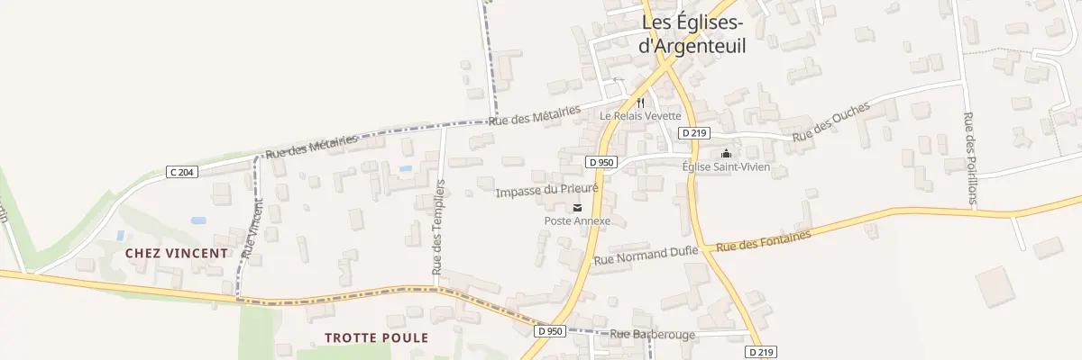 Plan du 4 Imp du Prieure aux Églises-d’Argenteuil
