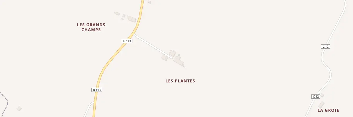 Plan du 5012 Les Plantes au Plessis-Grammoire