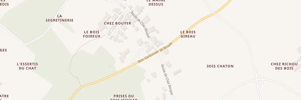 Plan du 14 Rte de Chez Bouyer à Burie
