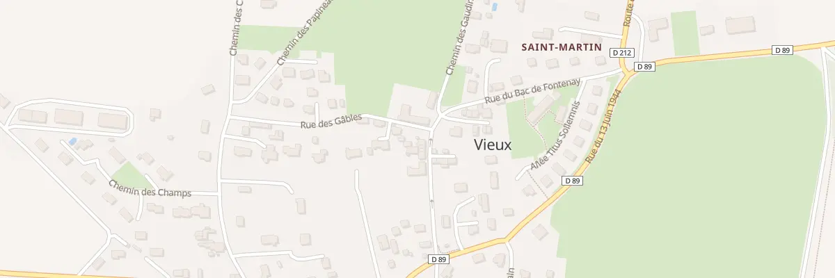 Plan du 9 Rue Saint-Martin à Vieux