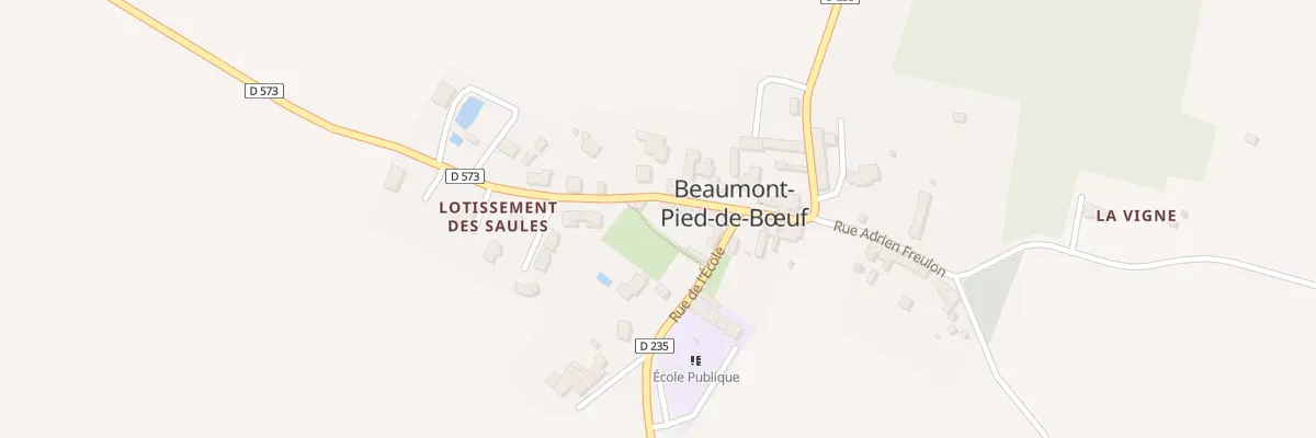 Plan du 2 Pl du Lavoir à Beaumont-Pied-de-Bœuf