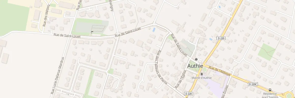 Plan du 19 Rue des Tailleurs de Pierre à Authie