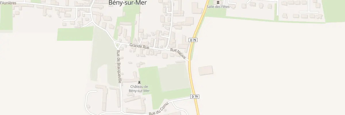 Plan du 2B Rue Neuve à Bény-sur-Mer