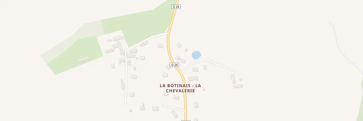 Plan du 10 La Botinais à Tessé-Froulay