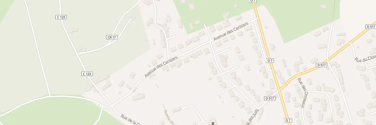 Plan du 15 Av des Cerisiers à Mézangers
