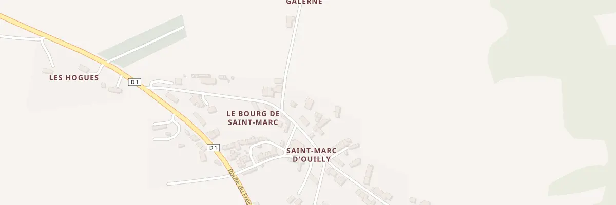 Plan du 2 Rte de Galerne à Pont-d’Ouilly